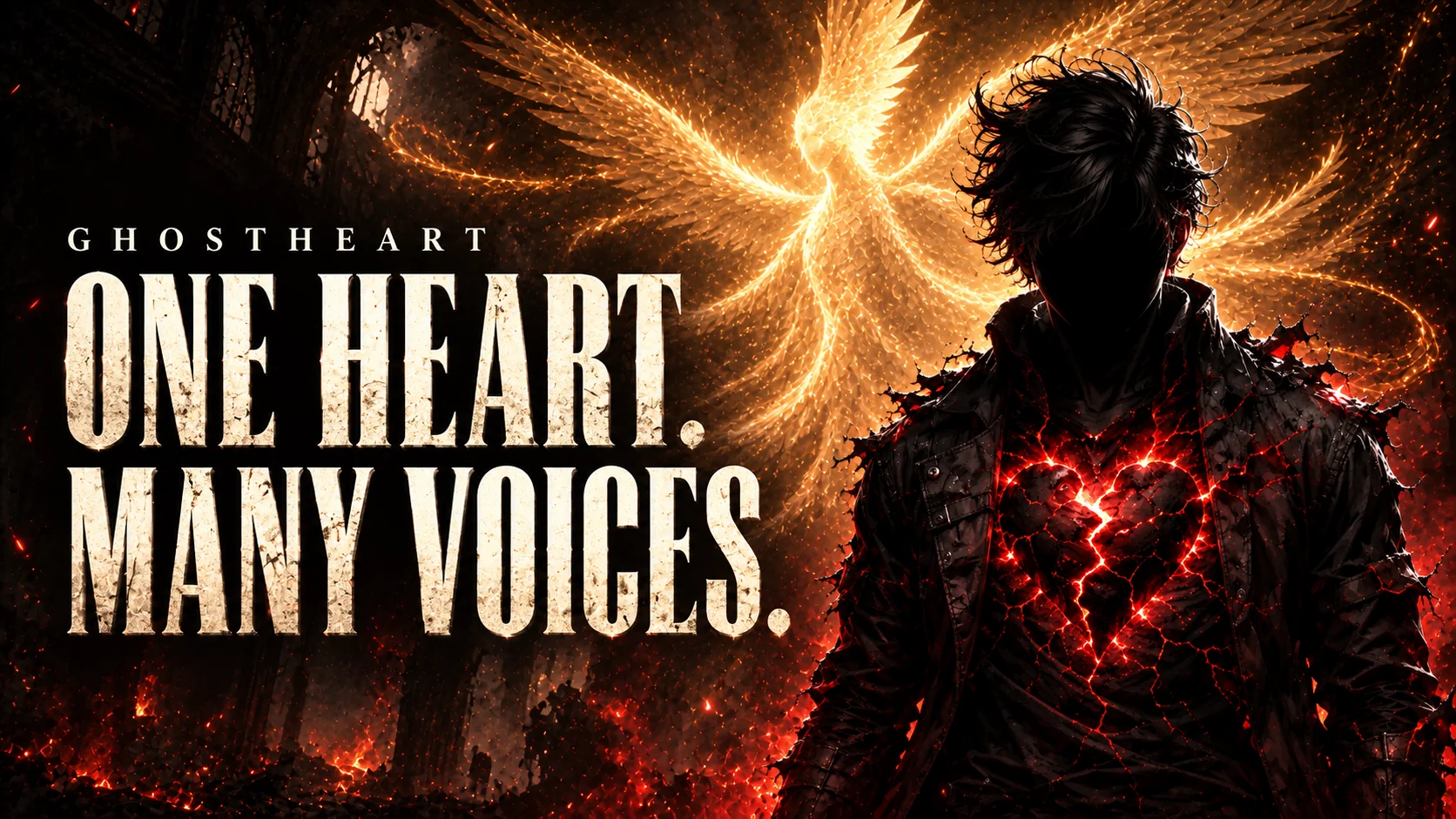 One Heart. Many Voices. — GhostHeart playlist artwork